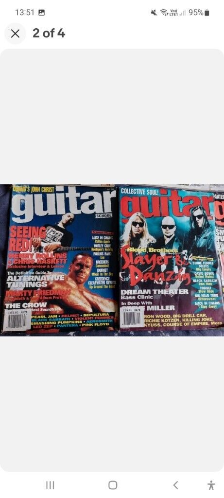 Guitar School 1994 all 6 issues 