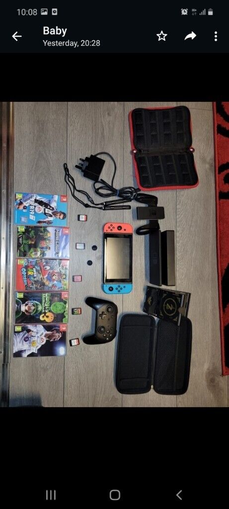 image for NINTENDO  SWITCH  +  &quot;  5 #  GAMES 