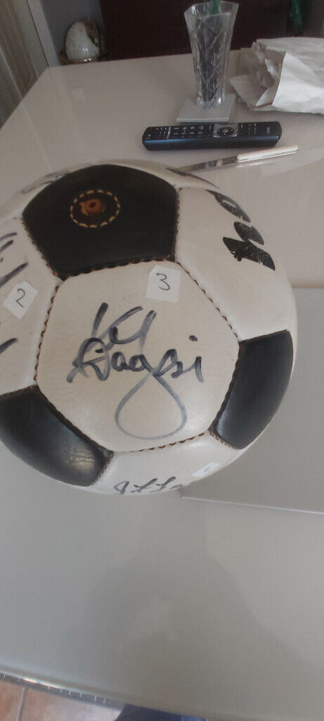 image for 1983 FOOTBALL SIGNED BY 14  LIVERPOOL PLAYERS AND 2 MANAGER