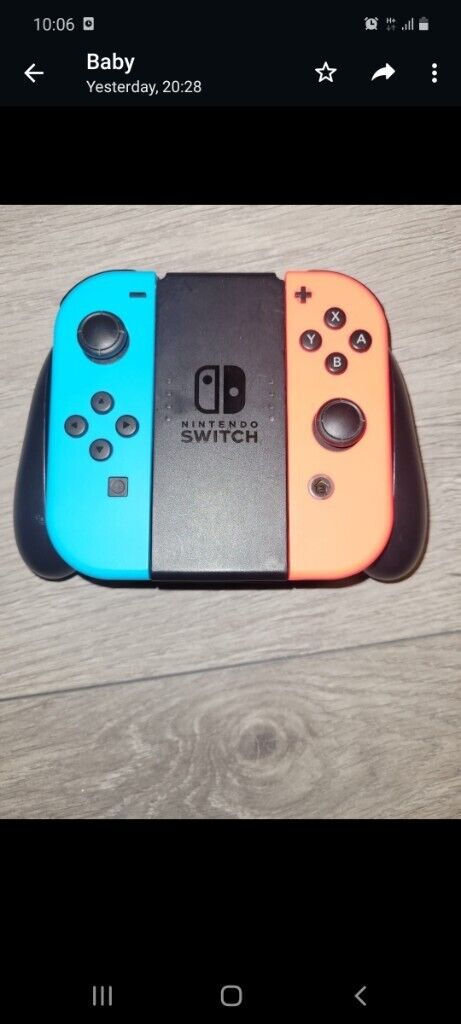 NINTENDO  SWITCH  +  "  5 #  GAMES 