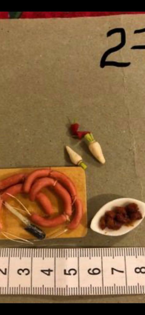 JOB LOT dollhouse sized food /miscellaneous items. Top quality. All new. More varieties available