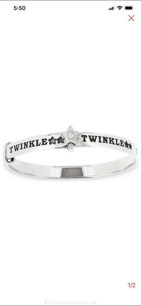 Silver baby bangle (Reduced)