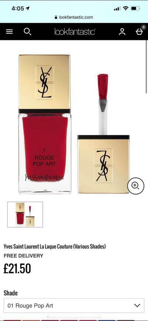 YSL Nail polish (Reduced 