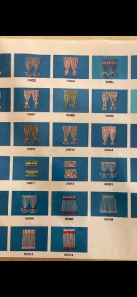 JOB LOT dollhouse sized double/single bedsets/matching curtains/nets
