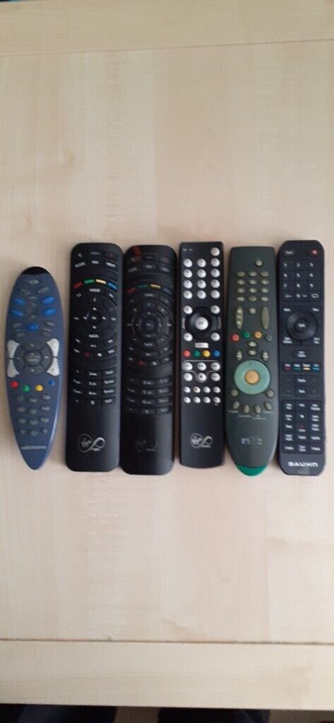 Old TV remote controls