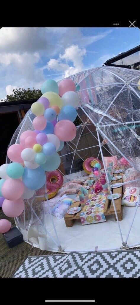 IGLOO DOME - movie, picnic, dinner, hot tub themes HIRE ONLY... £50 is the deposit only