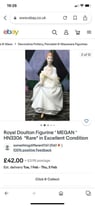 Royal Doulton collectable figurine “Megan”
