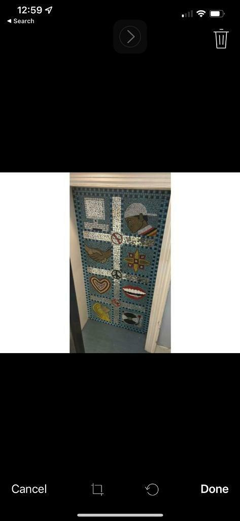 Mosaic-  full door size in £49/- Bechnam £19 JL £19