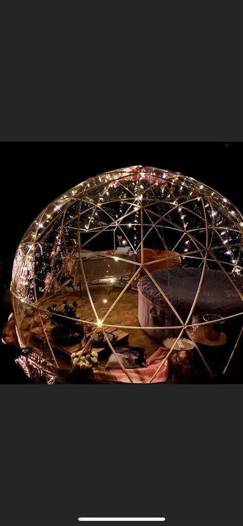 IGLOO DOME - movie, picnic, dinner, hot tub themes HIRE ONLY... £50 is the deposit only