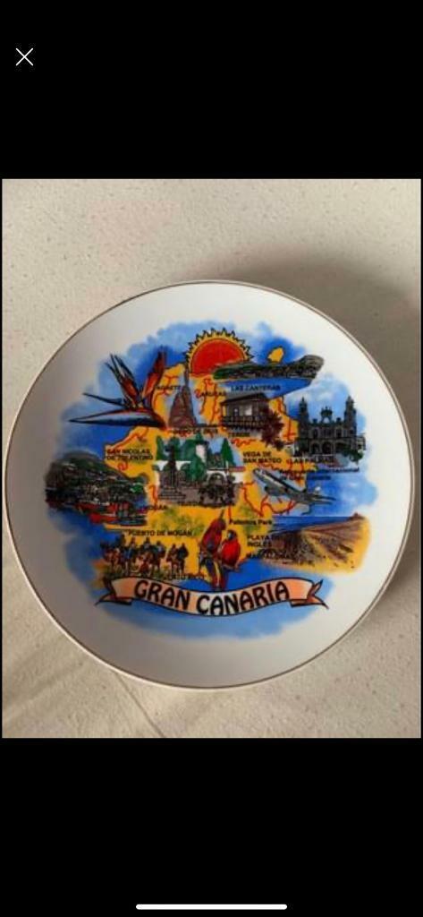 image for Gran Canaria wall plate new £3
