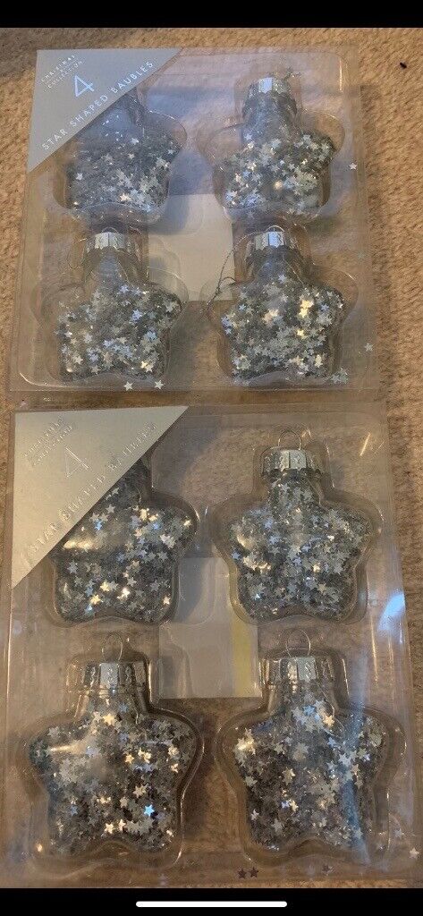 Lots of Christmas decorations some new in packaging 