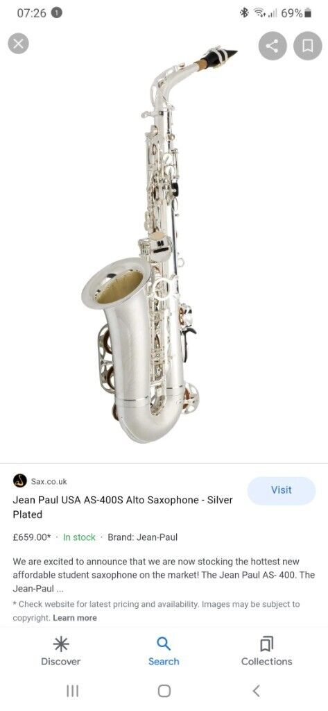 Brand New Saxophone