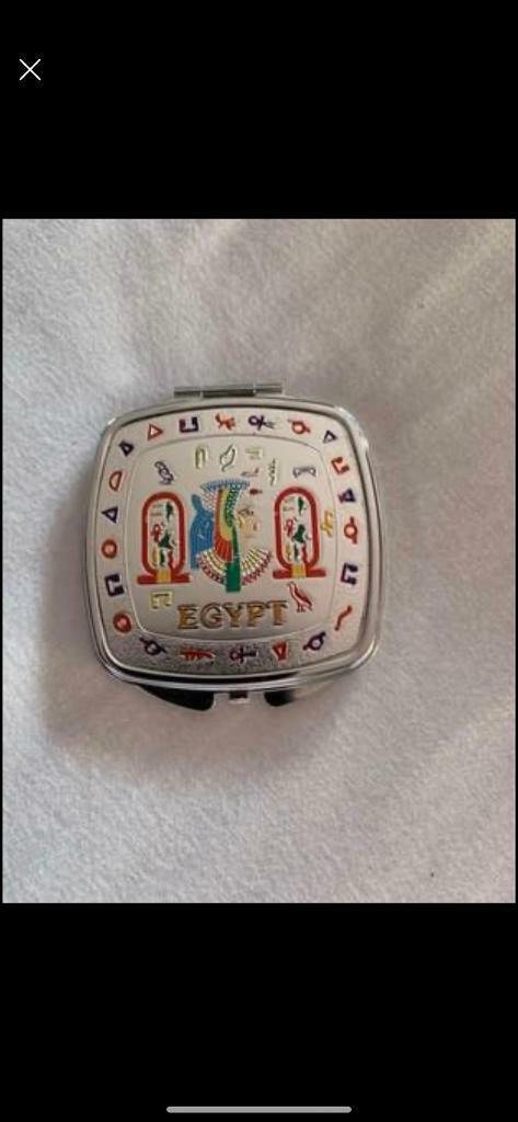 image for Egyptian design Compact mirror…