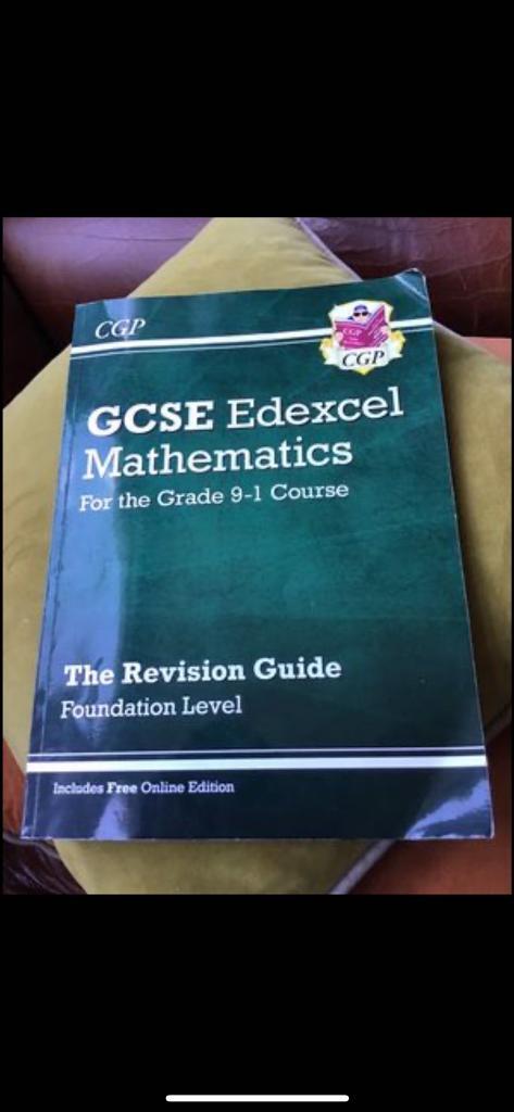 image for GCSE Edexcel Mathematics math revision Guide foundation level