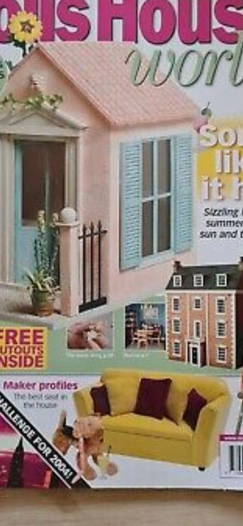 image for Dolls house magazines  a large tub full 