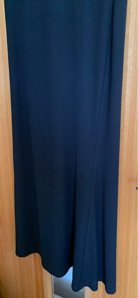PRINCIPLES BLACK MIDI DRESS - SIZE 10 