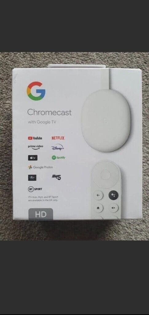 Brand new Chromecast with Google TV HD