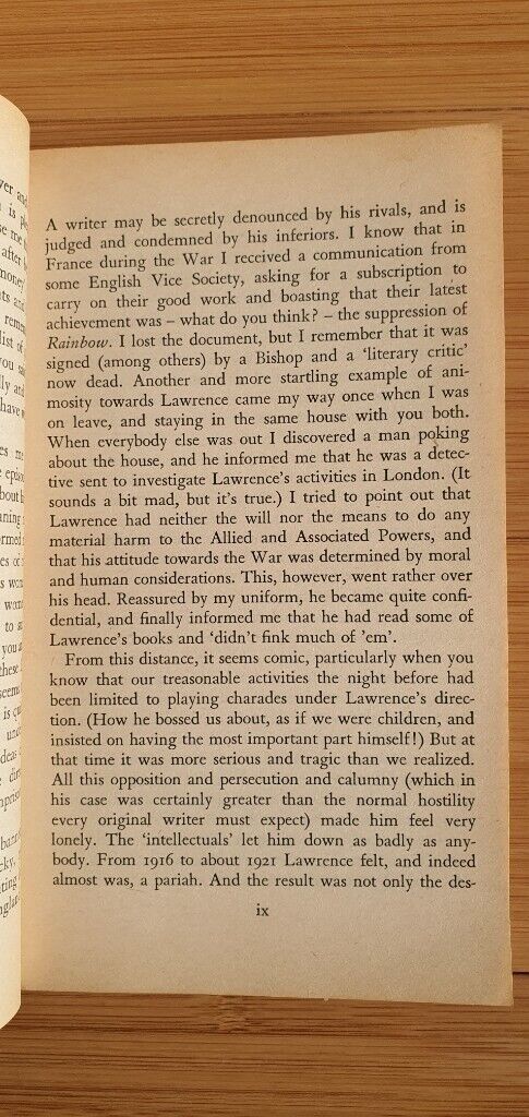 ‘Apocalypse with an introduction by Richard Aldington’, Wrote by D.H.Lawrence