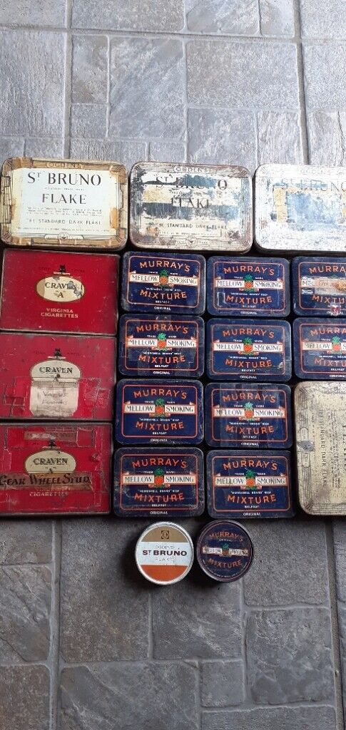 20 x VINTAGE TINS.COLLECTION IN HUCKNALL.NO OFFERS PLEASE
