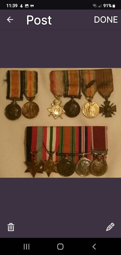 WANTED BY PRIVATE COLLECTOR BRITISH WAR AND CAMPAIGN MEDALS 