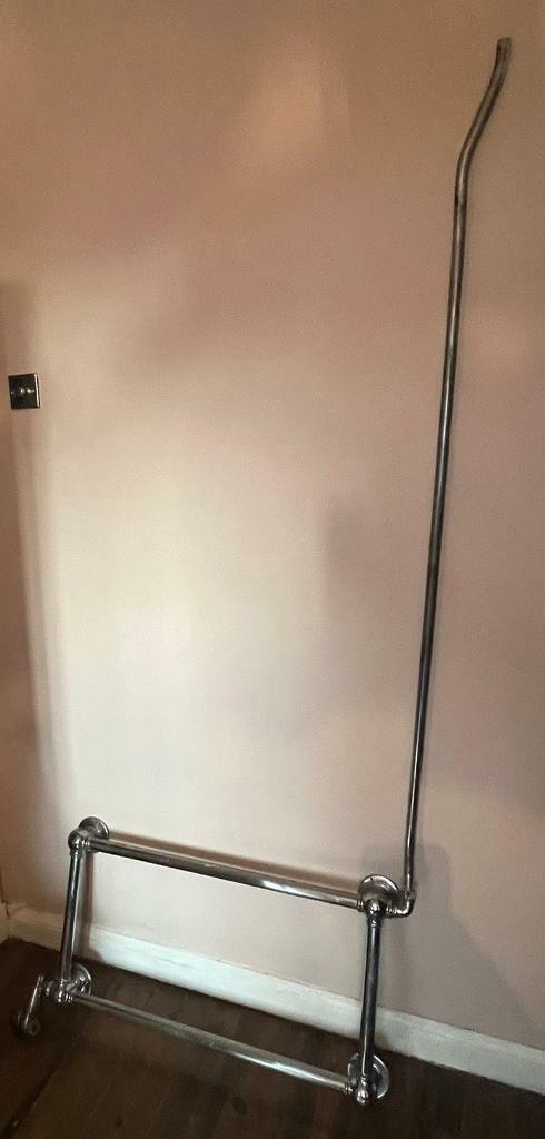 Original vintage 1920s towel rail
