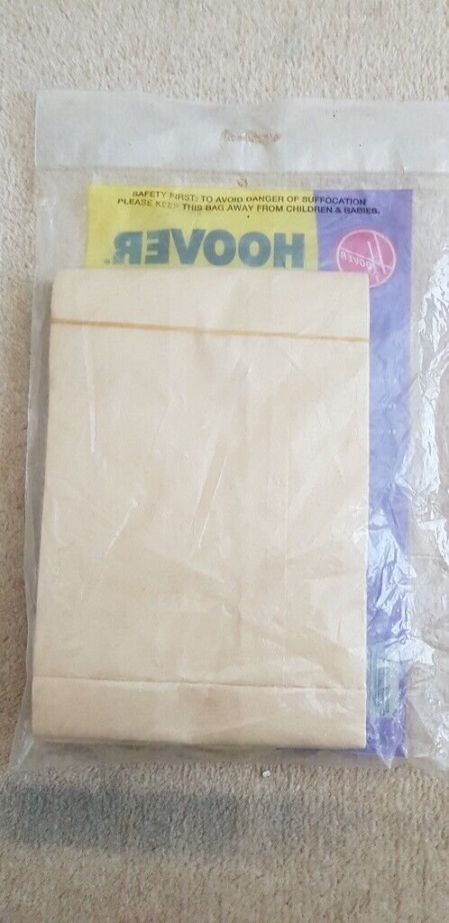 NEW - HOOVER H1 BAGS - PACK OF 5 PAPER BAGS
