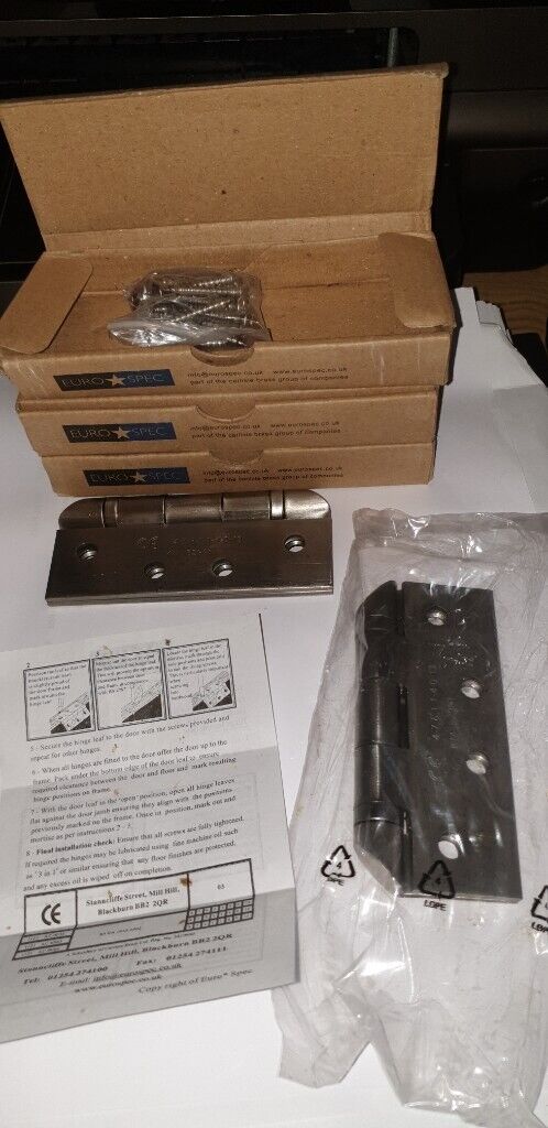 image for Door Hinges - Enduro High Performance - Ball Bearing Hinges (1 pairs = 2 hinges)