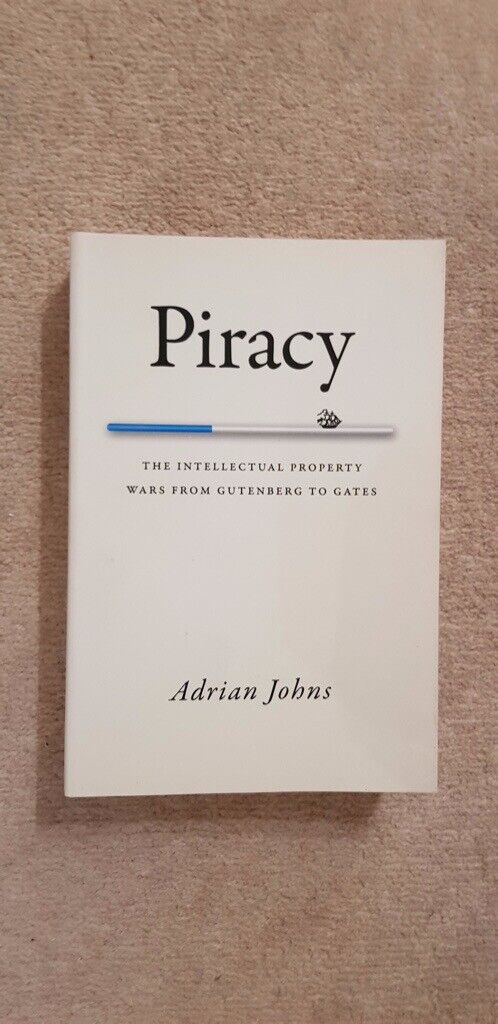 image for LIGHTLY USED, GOOD CONDITION - 'PIRACY' BY ADRIAN JOHNS (2009)