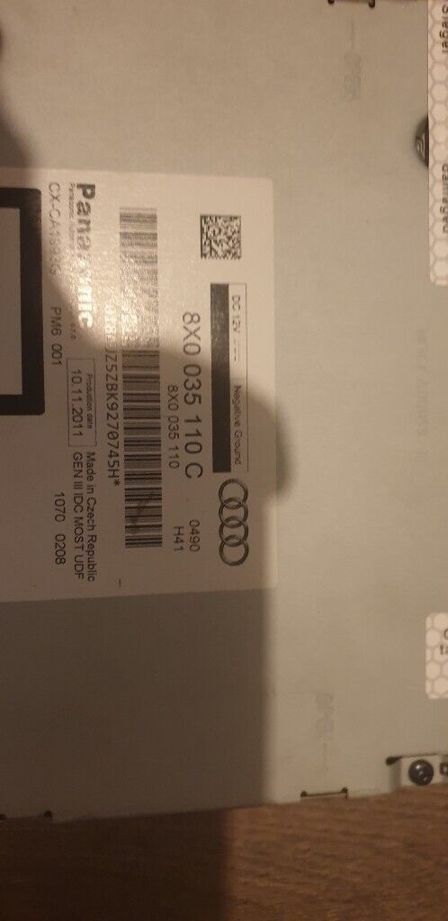 Audi genuine disc cd changer