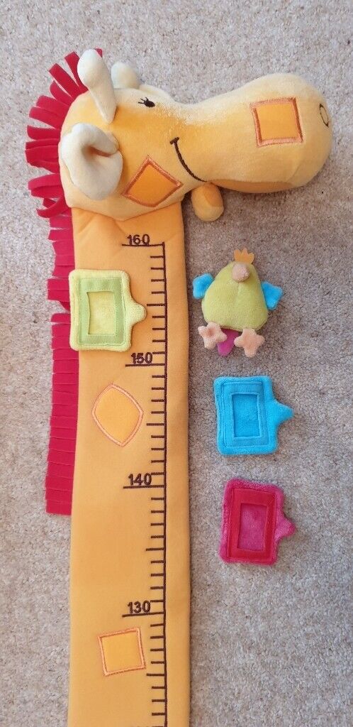 Childs giraffe height chart, ideal gift, excellent condition, like NEW, £10.