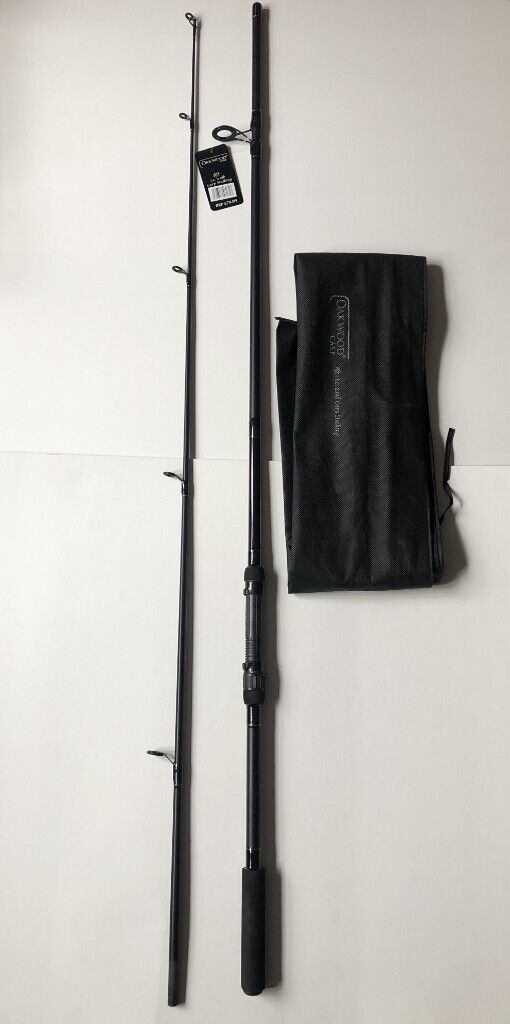 image for New Oakwood Carp 8ft 2 pc Stalking Rod 2.0lb T/C with Bag