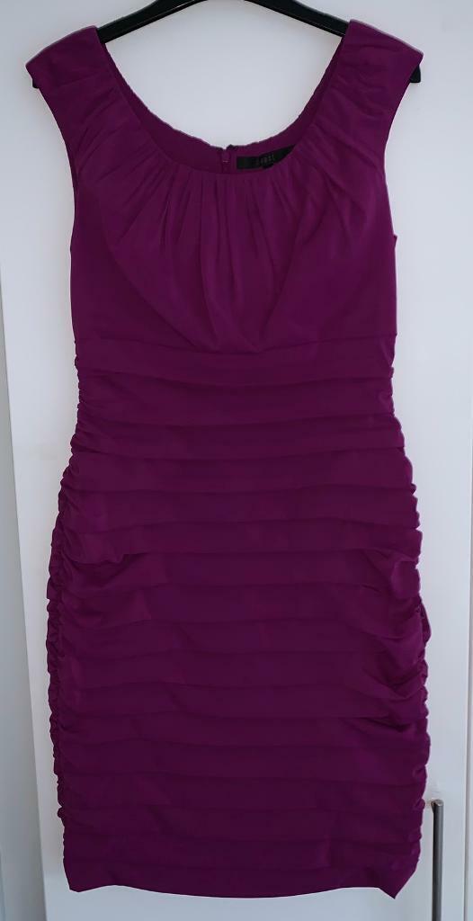 image for Coast Dress Size 10 Dark Purple/Pink