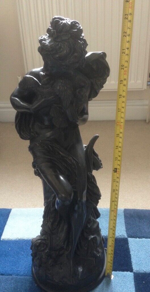 image for Bronze resin metalware sculpture Carrier Belleuse signature aphrodite.