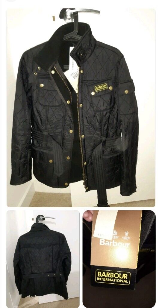 image for Black barbour jacket 10
