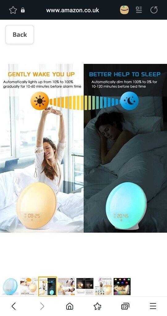 Wake up Light Alarm Clock