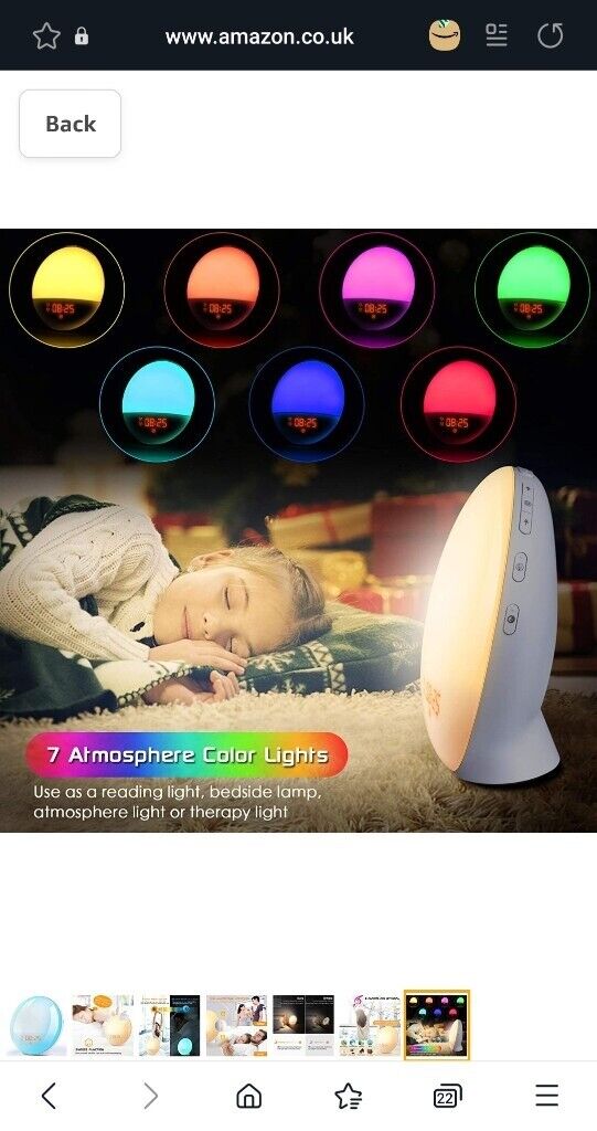 Wake up Light Alarm Clock