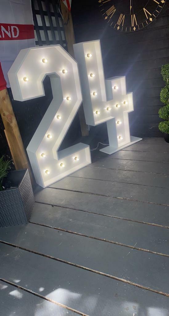 Light up numbers 