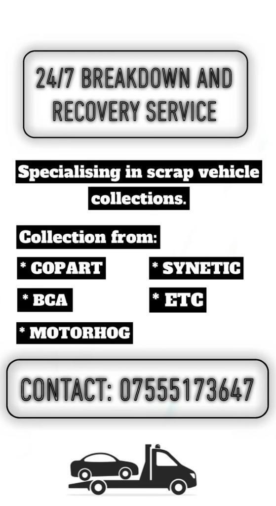 24/7 RECOVERY BREAKDOWN VEHICLE TRANSPORT SALVAGE STORAGE AND PARTS