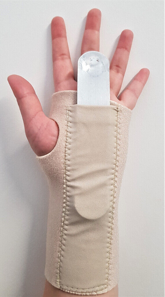 New Beige Hand Wrist Brace Support Carpal Tunnel Splint Fractures Right Left S M L XL NHS Similar