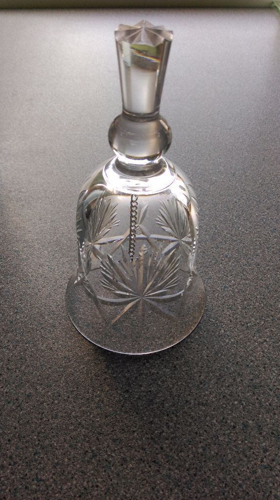 Edinburgh Crystal Glass Bell