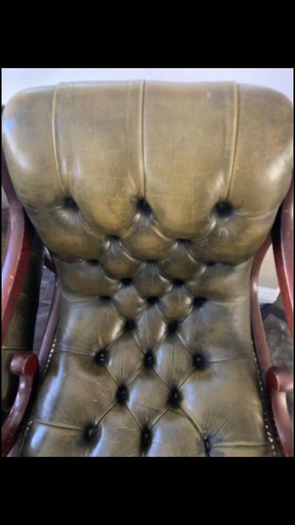 6 leather chesterfield dining chairs in Harrow, London Gumtree