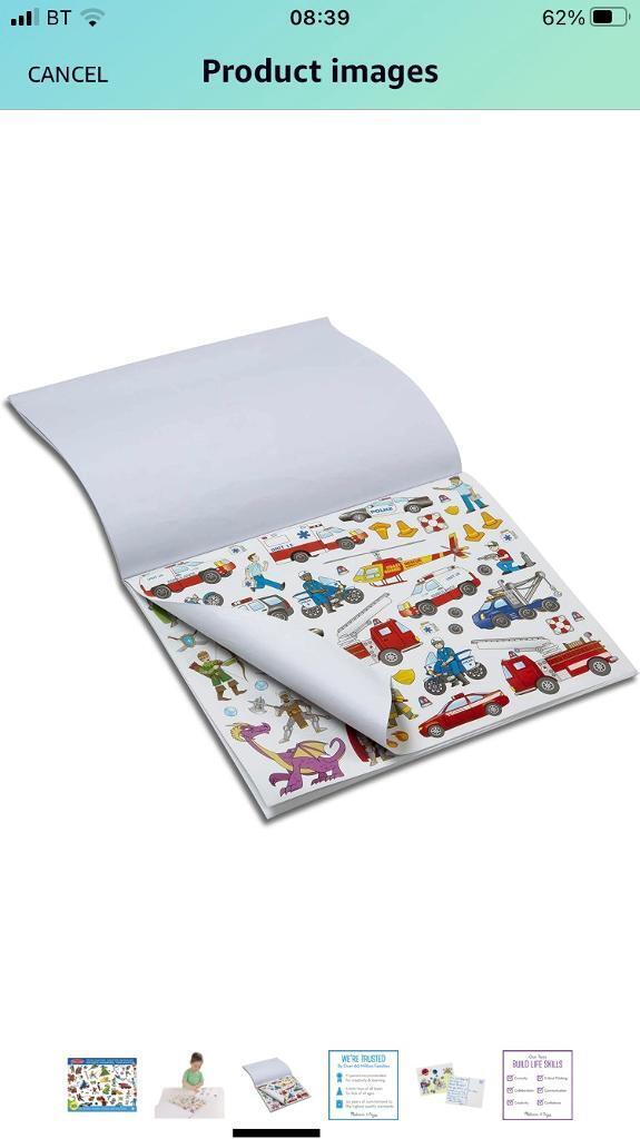 Melissa and Doug sticker collection - New