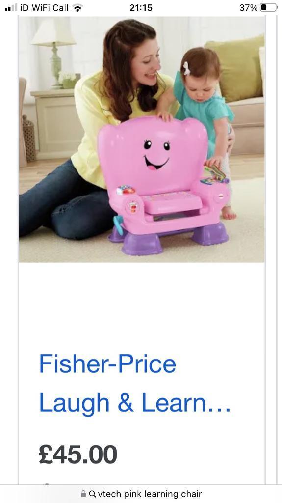 Fisher Price Laugh & Learn chair