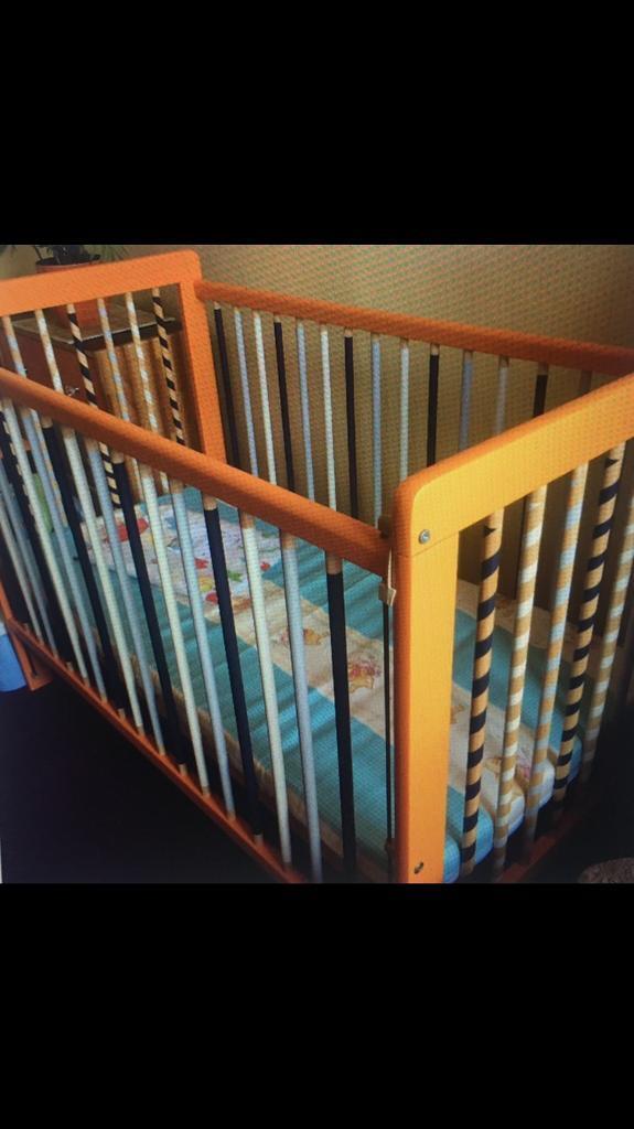 Baby cot.  That’s is my project. Hand painted with love ❤️ and waxed. 