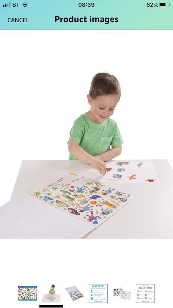 Melissa and Doug sticker collection - New