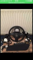 Vw Polo 6R MK8 Steering wheel and airbag kit 2009-2014