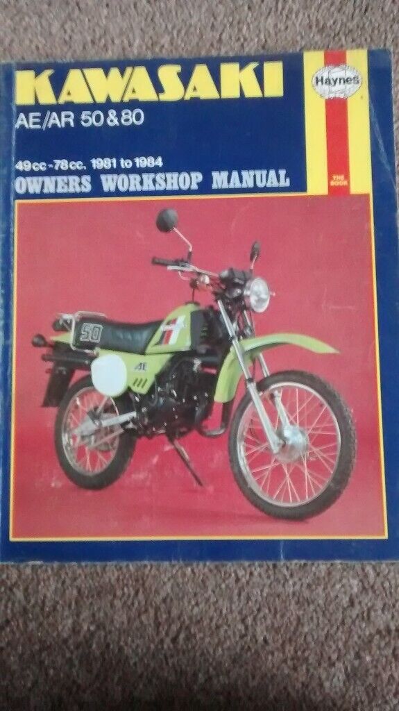 image for Kawasaki AE AR 50 80 AE50 AE80 AR50 AR80 Haynes Workshop Manual
