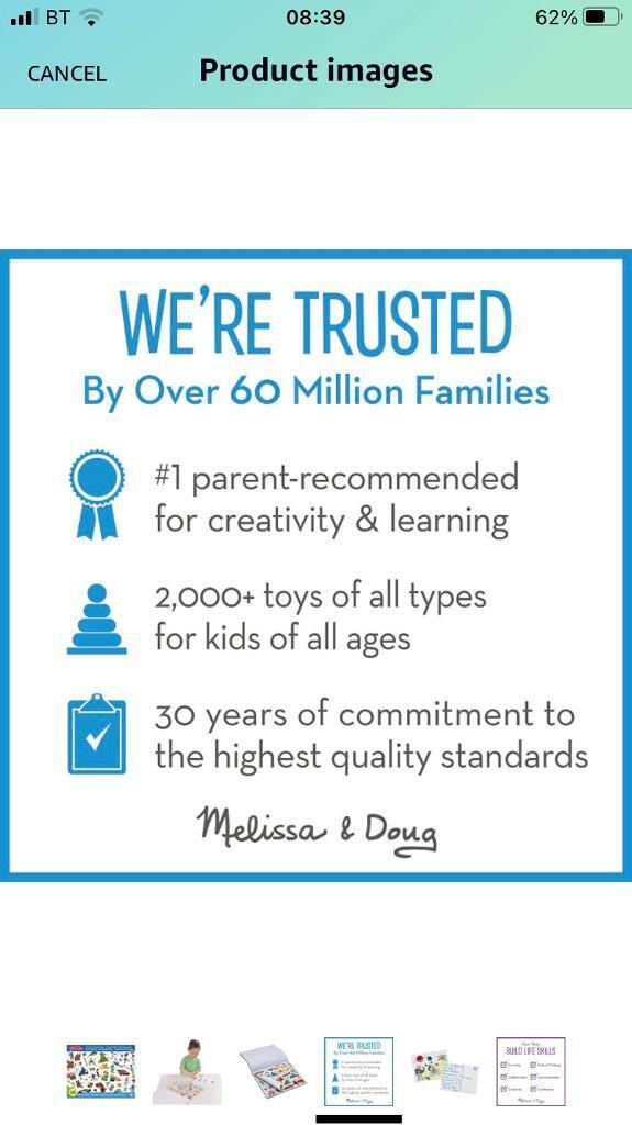 Melissa and Doug sticker collection - New