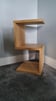 Conran solid wood z-shaped side table