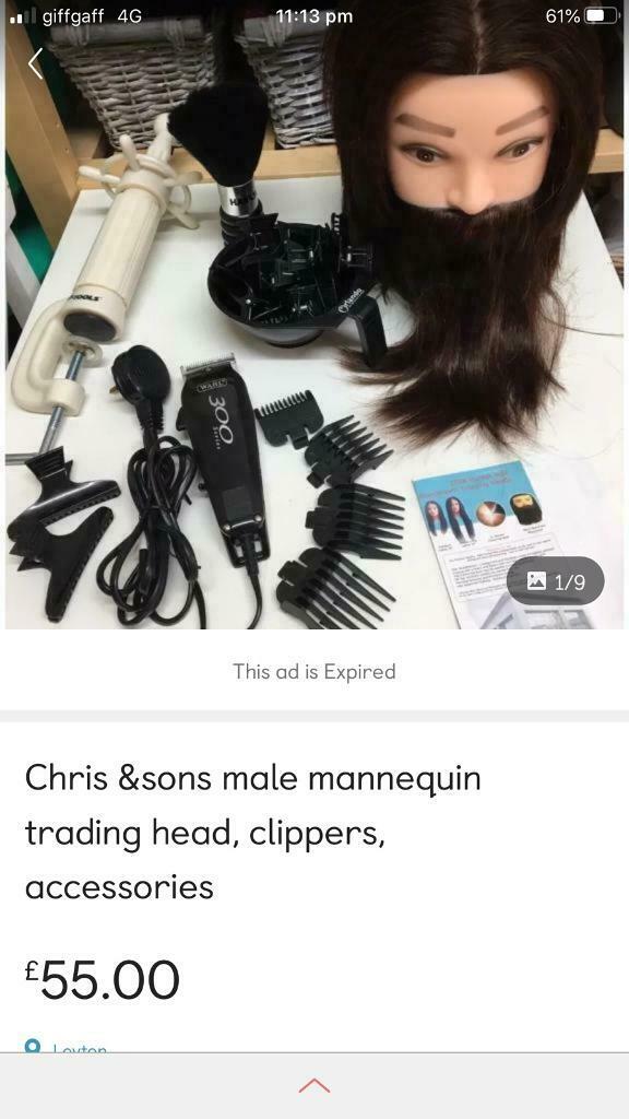 Chris &sons make mannequin head 